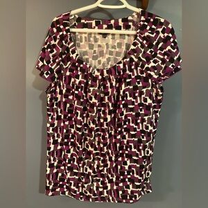 Reitman’s Vintage Multicolor Geometric Top 2XL